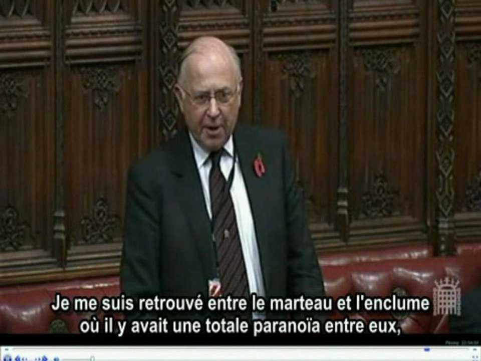 Lord James de Blackheath - Discours sur la Fondation X.
