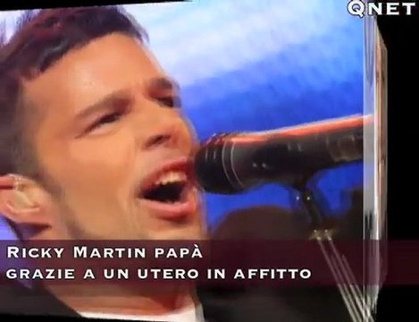 Ricky Martin papà grazie a un utero in affitto