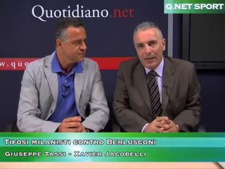 Tifosi milanisti contro Berlusconi