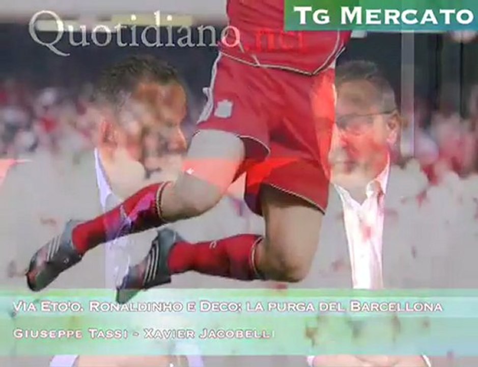 Via Eto'o, Ronaldinho e Deco; la purga del Barcellona