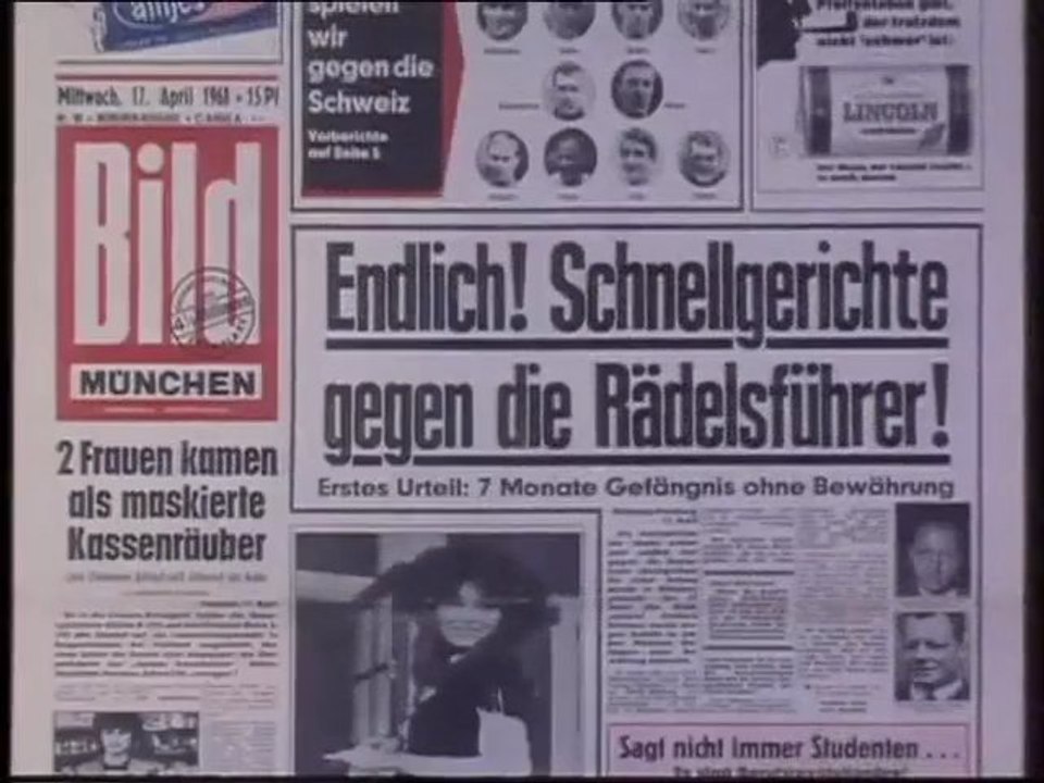 Aufrecht gehen, rudi dutschke -- spuren