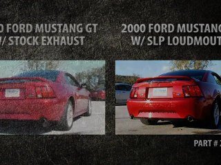 SLP Loudmouth vs Stock Exhaust - 99-04 Mustang GT