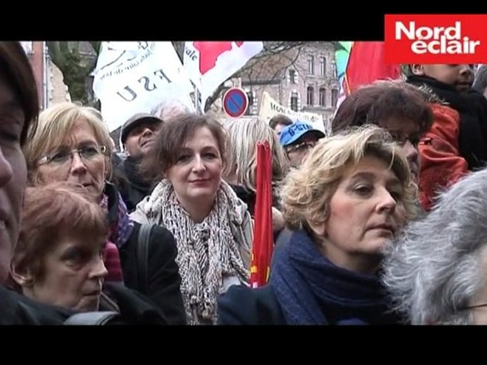 Manifestation des juges au TGI de Lille (11/02/2011)