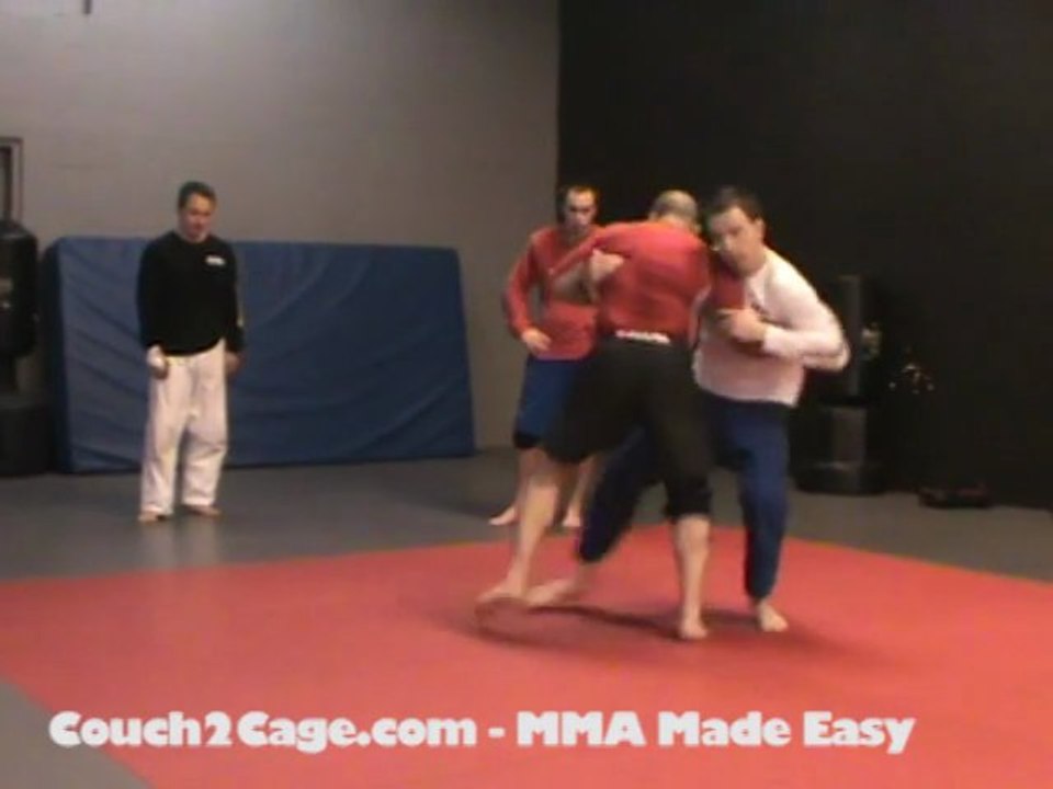 Take the Back from the Clinch in MMA