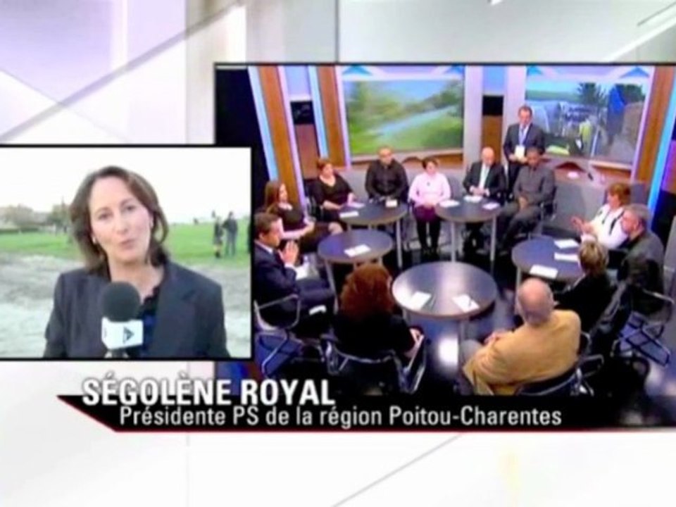 S. Royal sur i-Télé le 10 fevrier 2011