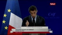 EVENEMENT,Discours de Nicolas Sarkozy à l'occasion de la soirée du CRIF