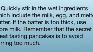 The Perfect Pancake Batter Recipe Quick and Easy