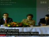 Canciller mexicana rechaza posibilidad de respuesta militar de EEUU contra crimen en México
