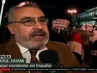 下载视频: Manifestaciones de apoyo a ciudadanos egipcios en España