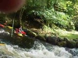 Rafting on The river tryweryn