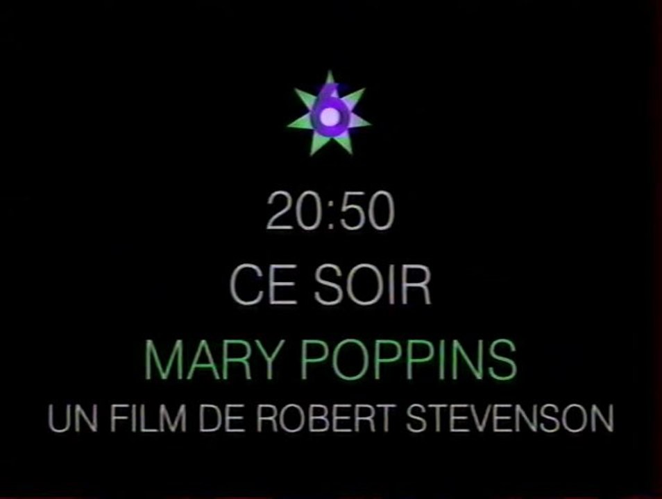 Bande Annonce Du Film Mary Poppins Décembre 1997 M6