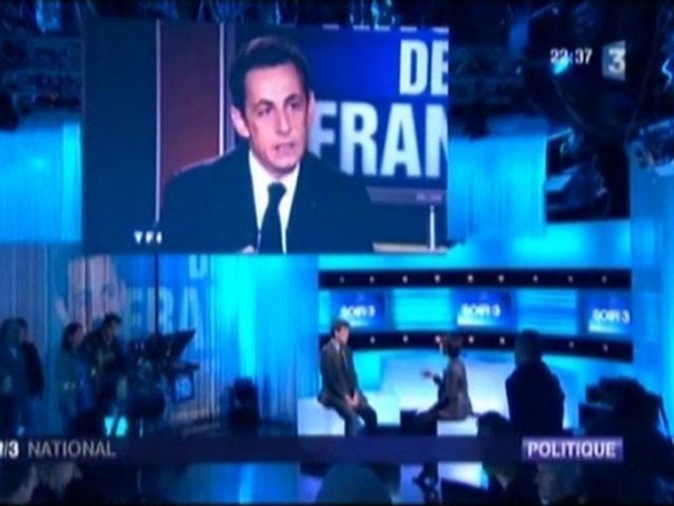 Parole de Français"une coproduction publicitaire TF1/Elysée"