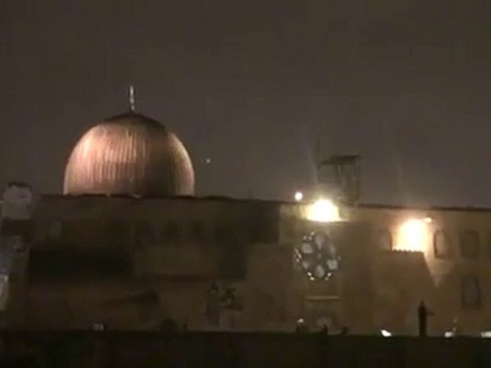 Palestine/Jerusalem : Prière Mosquée Al Aqsa