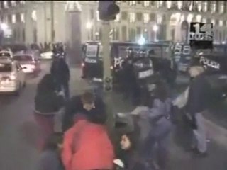 Brutalité policière Madrid