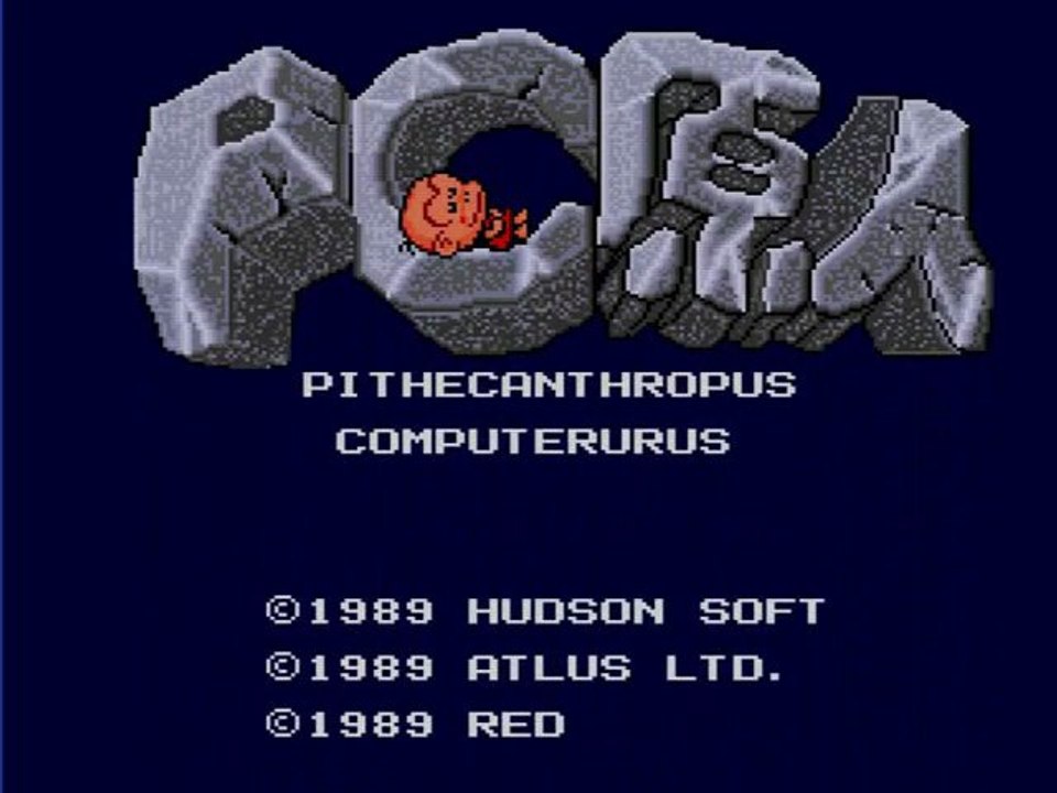 la serie des PC Genjin sur PC Engine