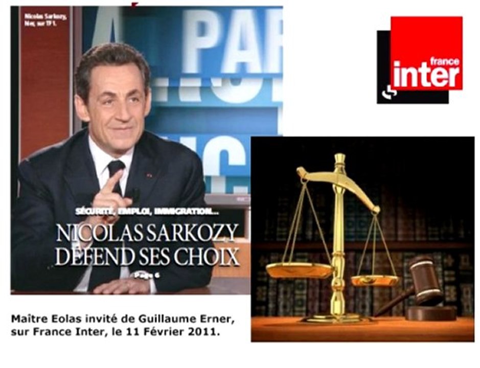 Maître Eolas reépond à Nicolas Sarkozy sur France Inter