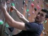 Indoor Rock Climbing Techniques : How to Clip when Indoor Rock Climbing