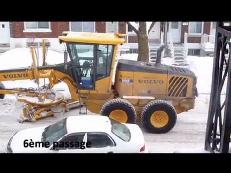 Déneigement des rues de Montréal