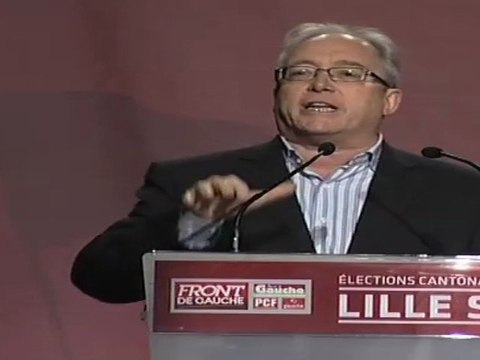 Christian Picquet meeting FDG Lille Sud-Est