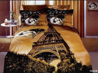 Eiffel Tower Duvet Bedding