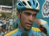 Versus Interviews Alberto Contador before Stage 8 of the 2010 Tour De France