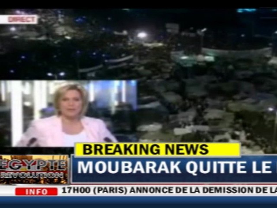 BREAKING NEWS MOUBARAK