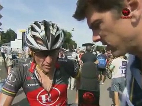 Versus update on Lance Armstrong after Stage 6