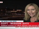 Mubarak quits: Jubilant scenes in Tahrir Square and across E