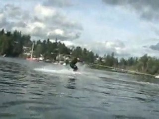 First wakeskate ride