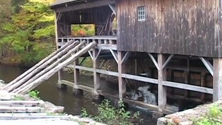 Visit a 1830's water powered sawmill