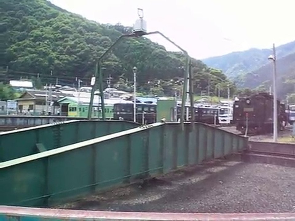 秩父鉄道C58 363 ターンテーブルにて方向転換