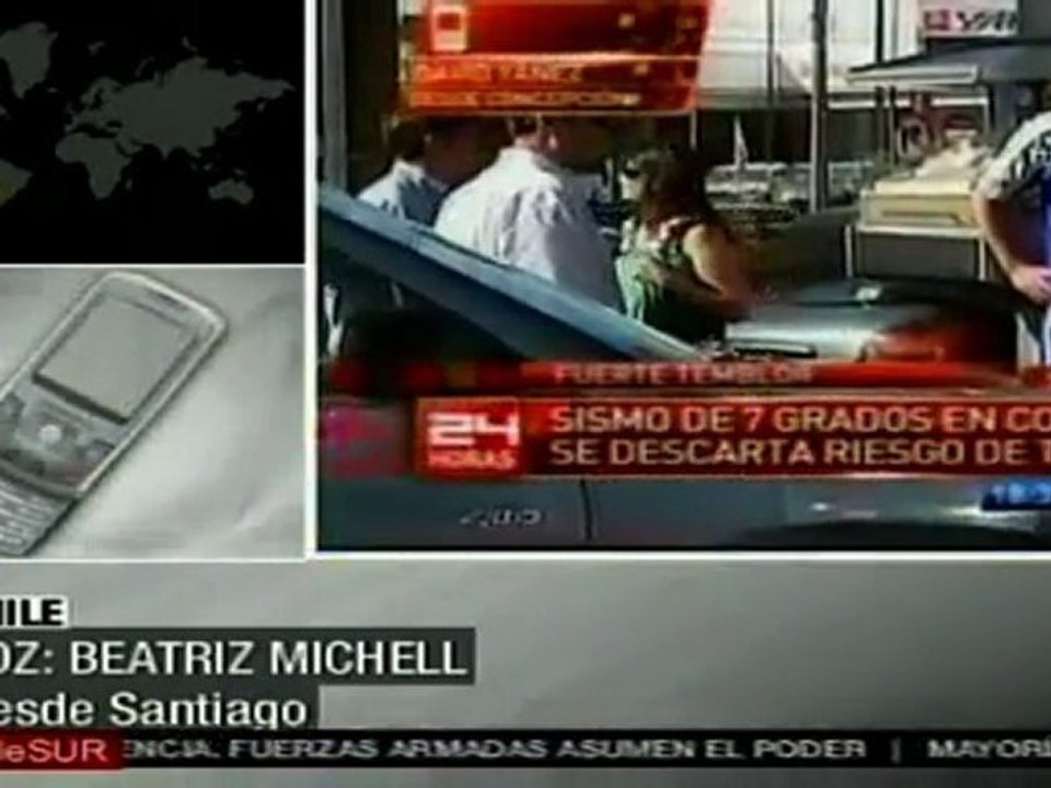Sismo de magnitud 6.7 sacude Chile