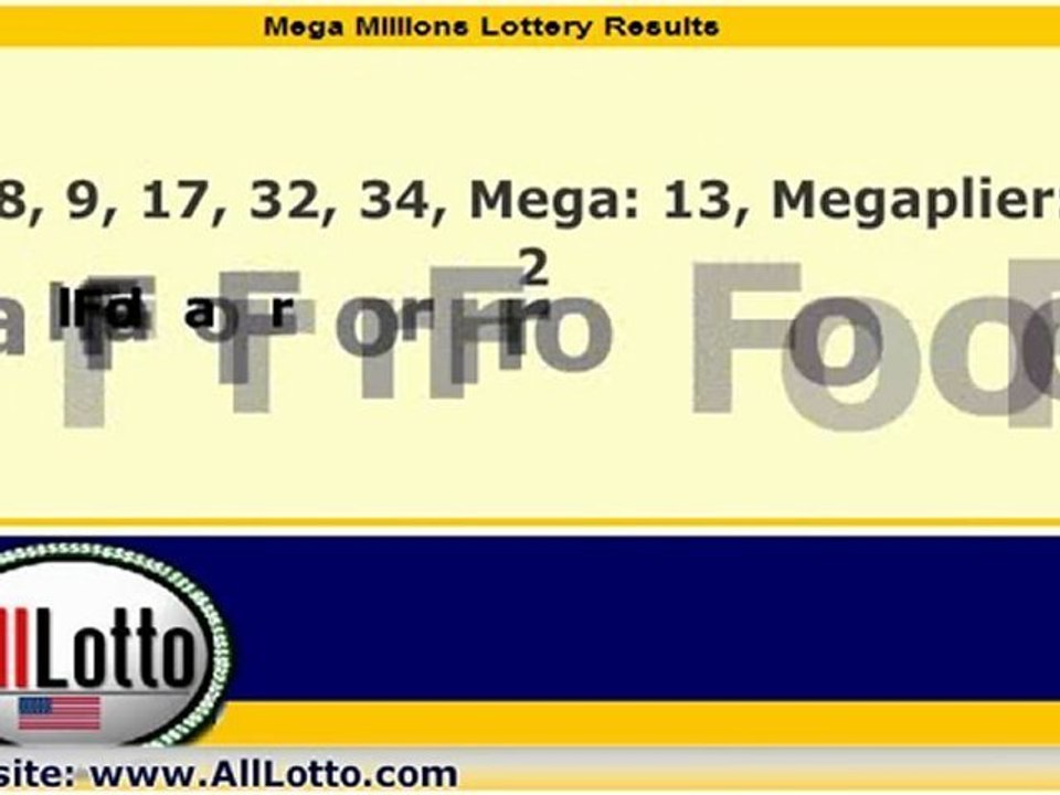 Mega Millions Lottery Drawing Results for Feb. 11, 2011