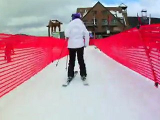 Roxy's Alexis Waite, Erin Comstock, and Amber Stackhouse Twin Tip Ski Session