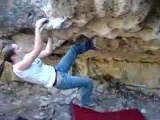 Rock climbing at priest draw