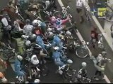 Giro d'Italia 2010 - Stage 2  - Crashes, crashes and more crashes...
