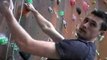 Indoor Rock Climbing Techniques : How to Clip when Indoor Rock Climbing