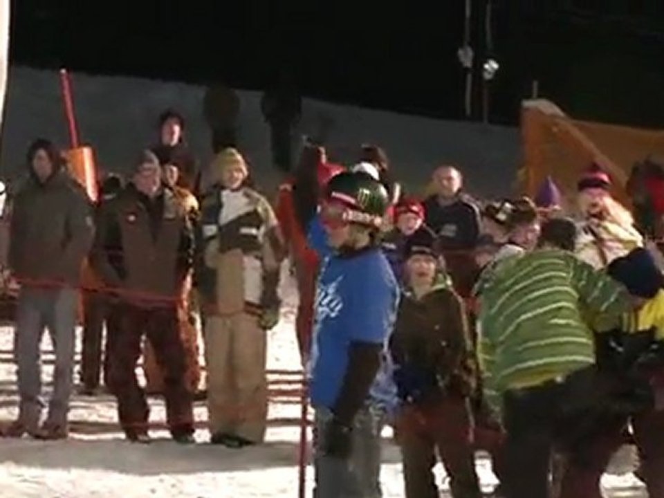 Freestyle mountain biking on snow - White Style 2010