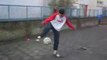 Awesome soccer juggling