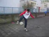 Awesome soccer juggling