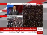 صلاة المغرب من ميدان التحرير أثناء إعلان تنحى مبارك