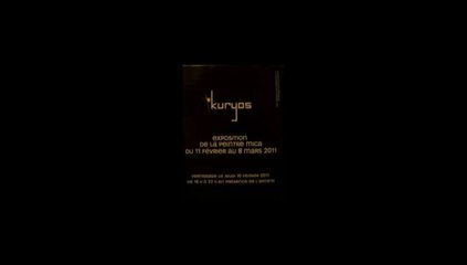 11 février 2011, mica expose à la galerie Kuryos