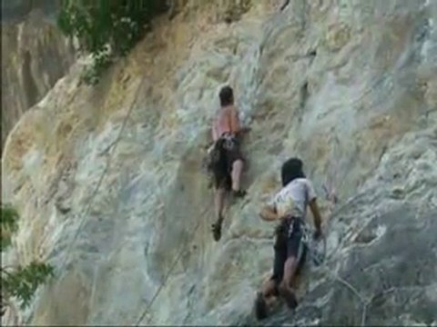 Rock Climbing @ Railay beach ...Krabi / Thailand