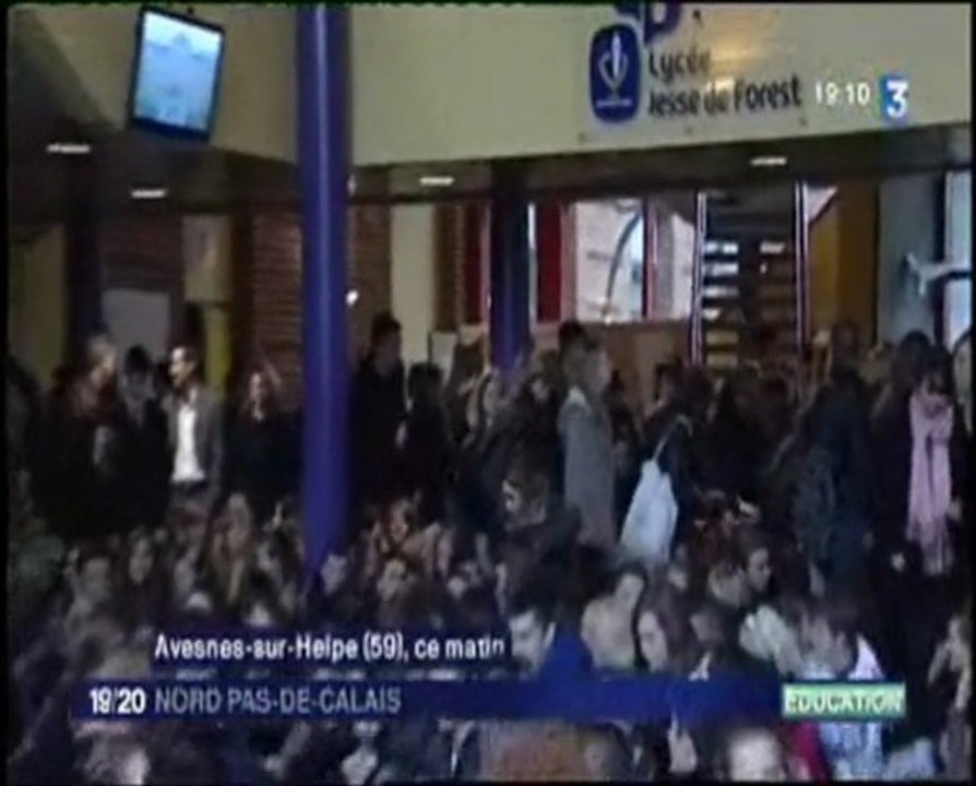 Flash Mob Lycée Jessé de Forest Avesnes/Helpe Février 2011