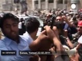 Echauffourées entre manifestants aux yemen - no comment