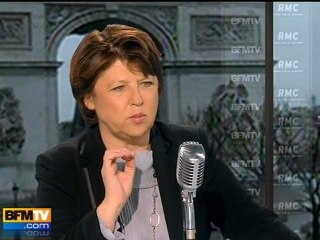 Aubry : " je ne me présenterai pas contre DSK"