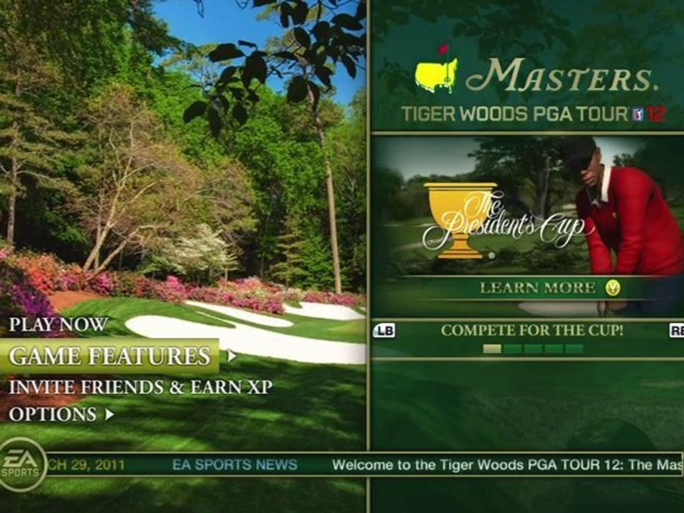 Tiger Woods PGA TOUR 12 X360 Demo TRailer