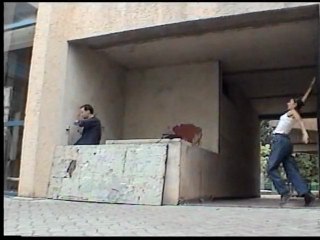 Ici et Maintenant, déambulatoire chorégraphique, compagnie Itinerrances / chorégraphe Christine Fricker