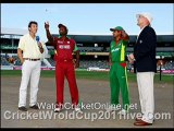 watch South Africa vs West Indies cricket world cup Feb 24th