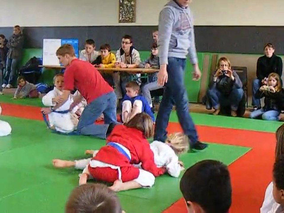 janne samboiste de villers sur mer en competition de judo
